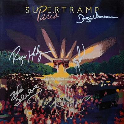 Supertramp signed Paris album