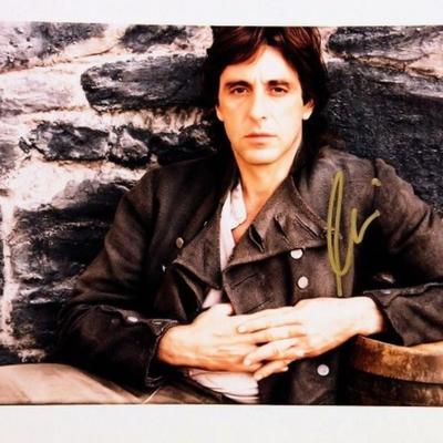 Al Pacino signed portrait photo 