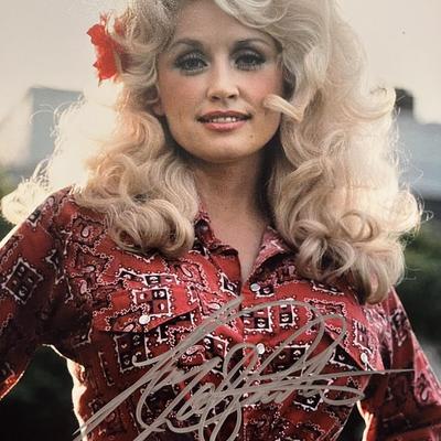 Dolly Parton signed photo
