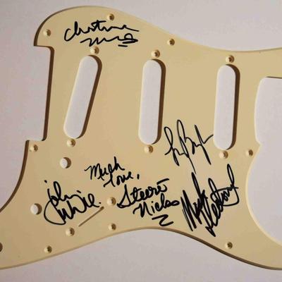 Fleetwood Mac signed pickguard