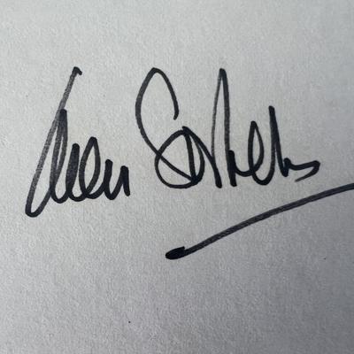 Ann Sothern original signature 