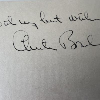 Governor of Connecticut Chester Bowles original signature 