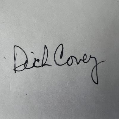  NASA astronaut Richard O. Covey original signature 