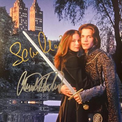 Prince Charming Christina Applegate and Sean McGuire signed movie photo