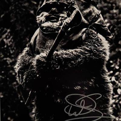 Star Wars Warwick Davis signed photo