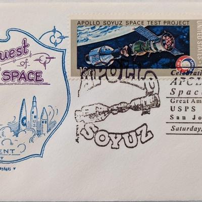 25th Anniversary Apollo Soyuz First Day Cover
