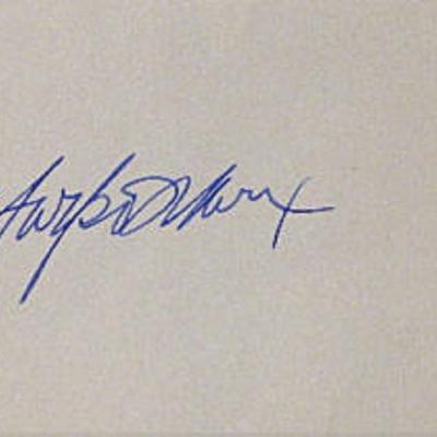 Harpo Marx signature slip
