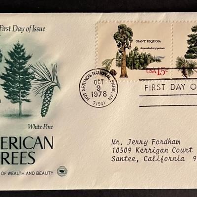 American Trees First Day Cover