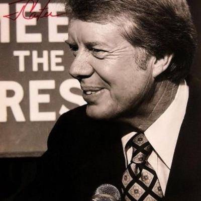 Jimmy Carter signed promo photo 