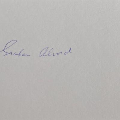 Graham Almond original signature 