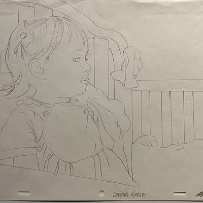 Dancing Babies original hand drawn artwork