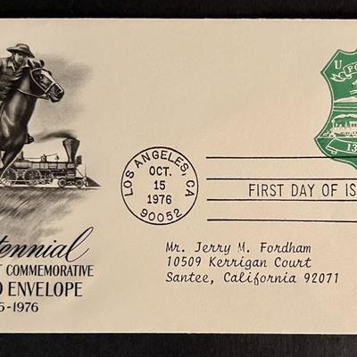 Centennial Commemorative First Day Cover