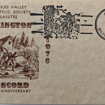 Lexington Concord 200th Anniversary First Day Cover