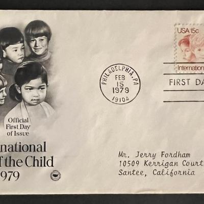 Year of the Child First Day Cover