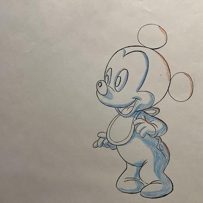 Dancing babies original hand drawn artwork