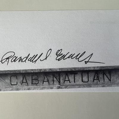 WWII Randall S. Edwards original signature 