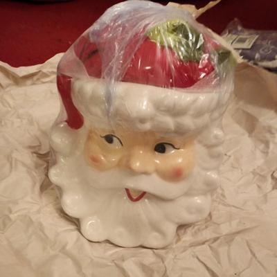 Santa cookie jar