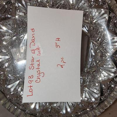 Star of David Crystal set