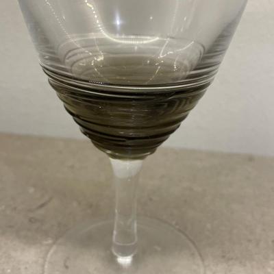 Mikasa Smoke Swirl tall beverage glasses (12)