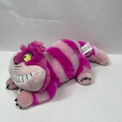Cheshire Cat Plush 18" Authenic Disney Store Alice In Wonderland Plush Pink