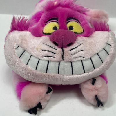 Cheshire Cat Plush 18" Authenic Disney Store Alice In Wonderland Plush Pink