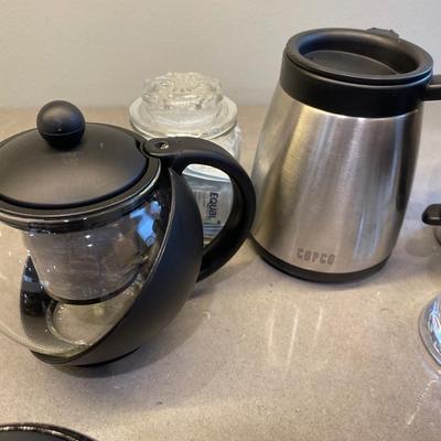 Insulated mugs, S&P sets, etc