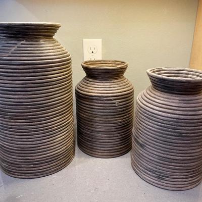 Crate & Barrel vases