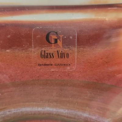 Glass Nuva vase, 3 Morin Choiniere vases