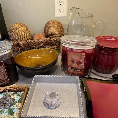 Decor with candles & candlewarmer