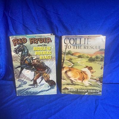 RED RYDER AND COLLIE TO THE RESCUE CHILDREN'S NOVELS
