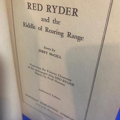 RED RYDER AND COLLIE TO THE RESCUE CHILDREN'S NOVELS