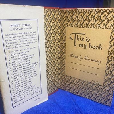 BUDDY IN SCHOOL, ON THE FARM & SUMMER FUN CHILDREN'S NOVELS FROM 1929