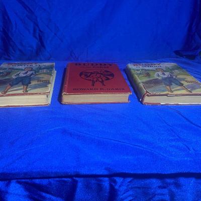 BUDDY IN SCHOOL, ON THE FARM & SUMMER FUN CHILDREN'S NOVELS FROM 1929