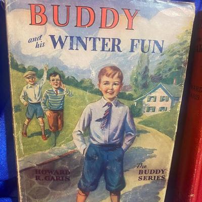 BUDDY IN SCHOOL, ON THE FARM & SUMMER FUN CHILDREN'S NOVELS FROM 1929