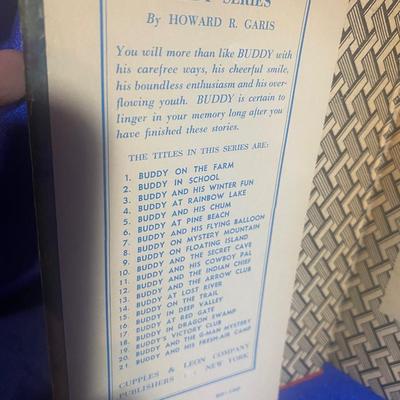 BUDDY IN SCHOOL, ON THE FARM & SUMMER FUN CHILDREN'S NOVELS FROM 1929
