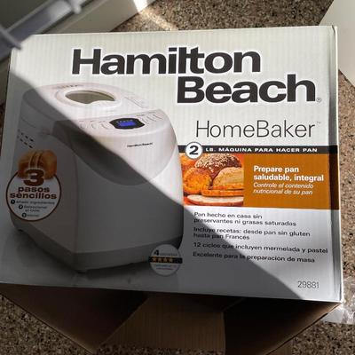 Hamilton Beach bread maker NIB