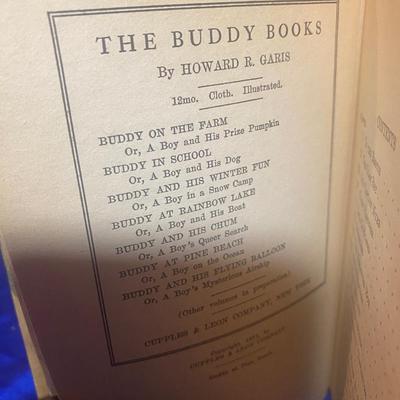 BUDDY AND HIS CHUMS, AT PINE BEACH AND AT RAINBOW LAKE CHILDREN'S NOVELS