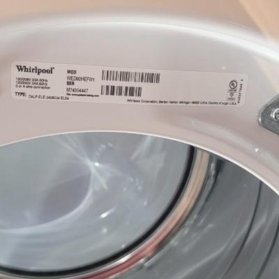 Whirlpool dryer & riser. Mod WED92HEFW1