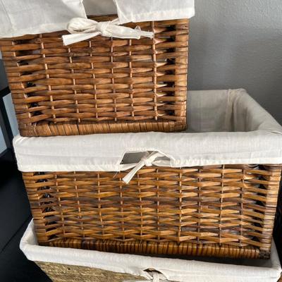 Lined baskets