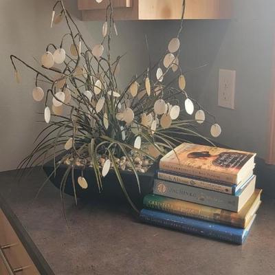 Table decor plus books