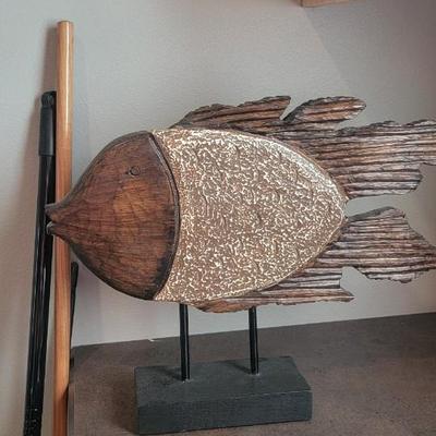 Fish decor, backpack