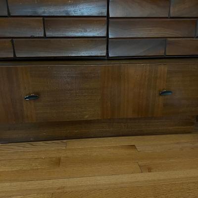 Vintage Wardrobe Dresser - Early 70's w. MCM Brutalist Style