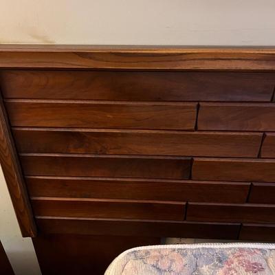 Vintage Headboard - Early 70's w. MCM Brutalist Style