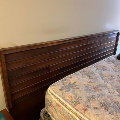 Vintage Headboard - Early 70's w. MCM Brutalist Style