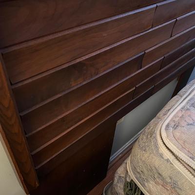 Vintage Headboard - Early 70's w. MCM Brutalist Style