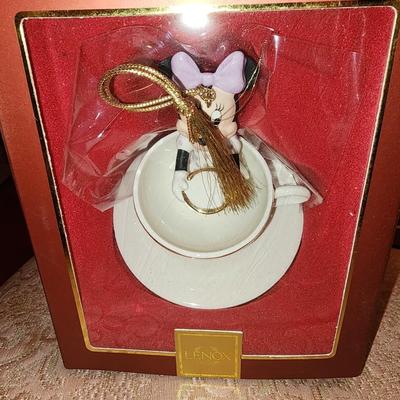 3 Disney Mickey and Minnie ornaments Lennox