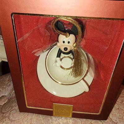 3 Disney Mickey and Minnie ornaments Lennox