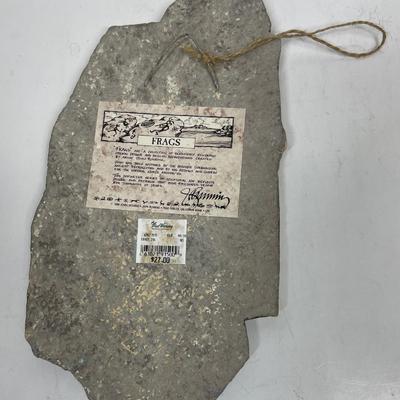 Frags - a recreation of artist John Running wall hanging