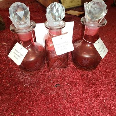 Cranberry bottle set