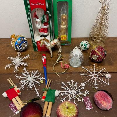 Vintage Christmas Lot - Ornaments of all kinds